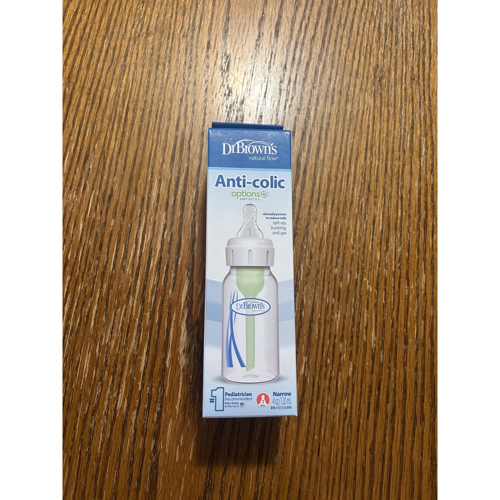 Dr‎ Browns Natural Flow Options+ Anti-Colic Baby Bottle 4oz Narrow Neck 0m+